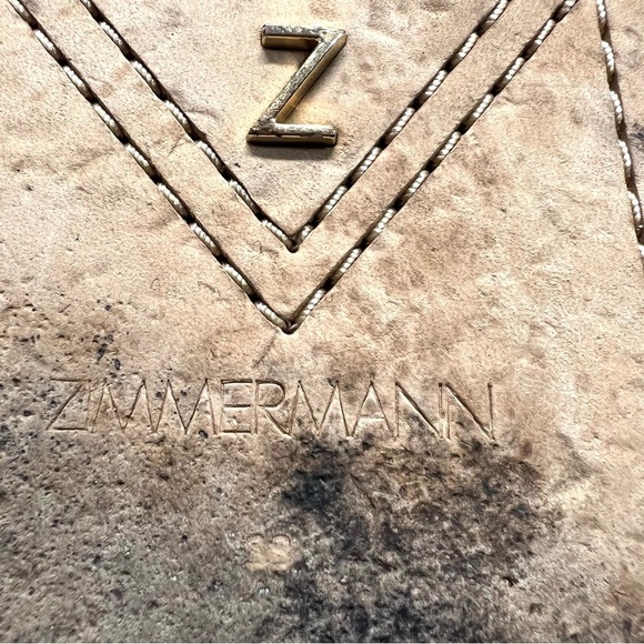 Zimmermann White Chubby Terry Towel Recreation Slides Slip On Sandals Women’s 38 - Picture 14 of 16